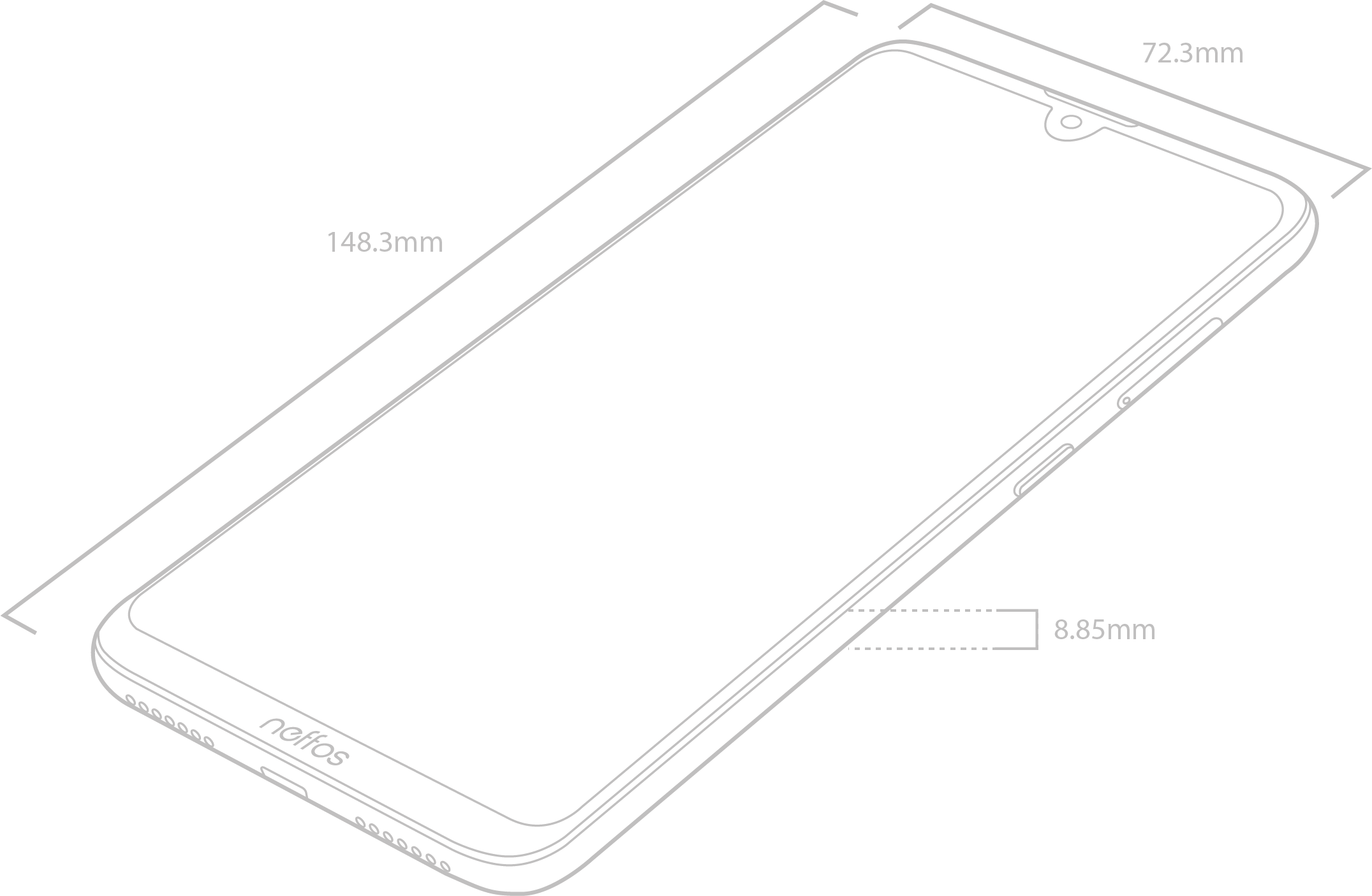 2 Unidades Anti-Huellas BROTECT Protector Pantalla Compatible con Mitac Mio Cyclo 505 HC Protector Transparente
